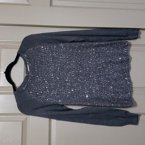 Ann Taylor LOFT sparkly cashmere blend sweater size small